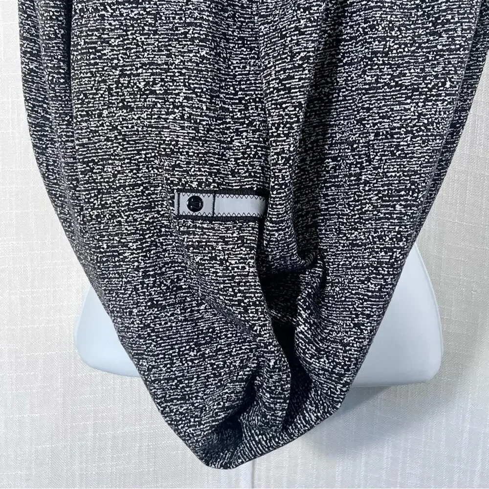 Lululemon Athletica Vinyasa Convertible Scarf Black White Grey O/S